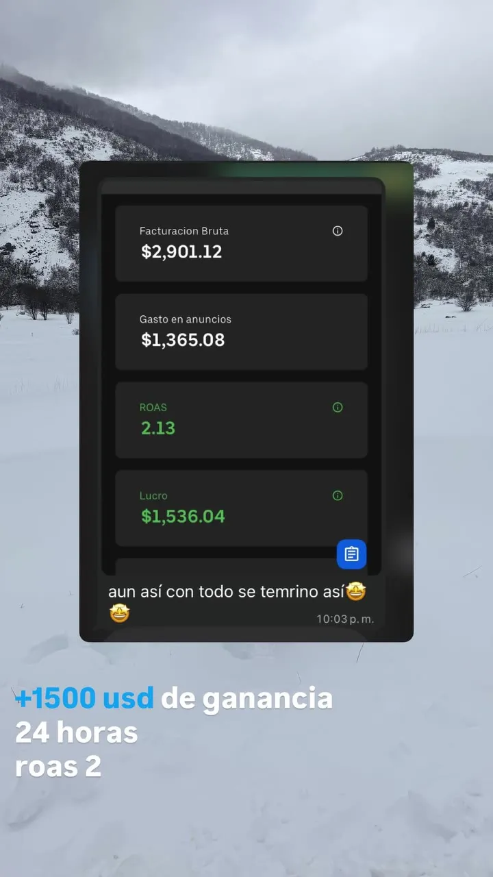 +1.500 USD de ganancia en 24 horas